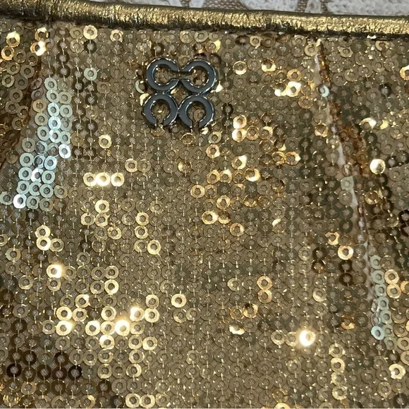 Coach Gold Sequin Clutch - Picture 9 of 9